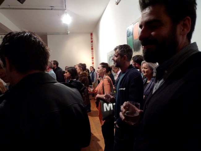 Speech time at Patrons Night