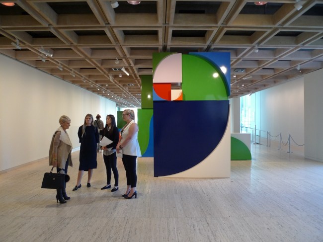 Talking female orgasms in the foyer of AGNSW