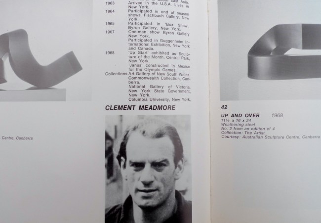 Clement meadmore, Up And Over, 1968