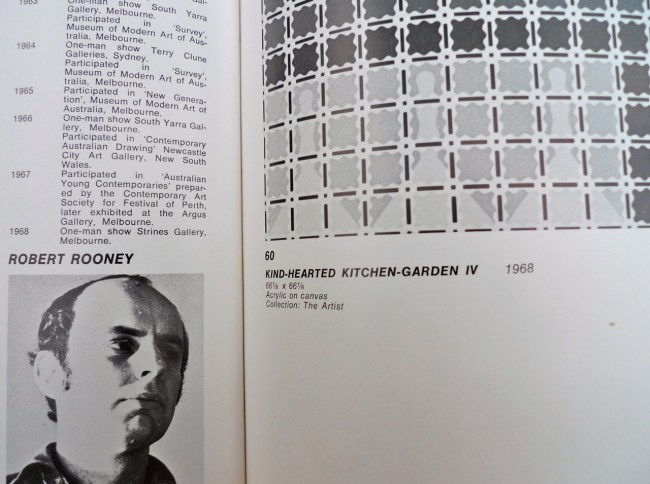 Robert Rooney, Kind Hearted Kitchen-Garden IV, 1968