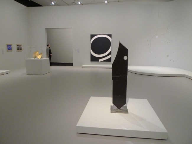 Louise Bourgeois 'Quarantania III', forgrounging Calder, Kelly and Lygia Clark'