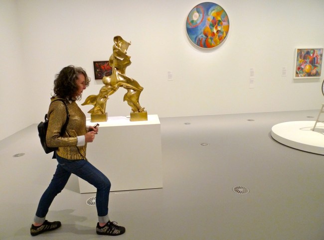 Umberto Boccioni, 'Unique forms Of continuity in space' 1913 'reject the weight of the past and embrace forward-moving force'